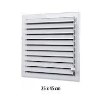Beyaz Plastik Menfez Panjur 25x45 Beyaz Plastik Menfez Panjur 25x45