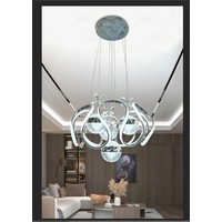 3 Renkli Salon Sarkıt Led Avize Toplu Kelebekli Gümüş Nikelaj Kaplama Ledli Salon Avize 3 Renkli Salon Sarkıt Led Avize Toplu Kelebekli Gümüş Nikelaj Kaplama Ledli Salon Avize