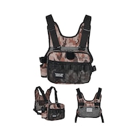 Fujin Tactical Vest Brown Camo Balıkçı Çantası Fujin Tactical Vest Brown Camo Balıkçı Çantası
