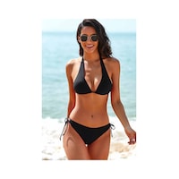 Angelsin Bağlamalı Bikini Takımı Siyah
