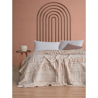 Vicuna Home Pamela Çift Kişilik Battaniye 200x220 Cm Açık Bej Vicuna Home Pamela Çift Kişilik Battaniye 200x220 Cm Açık Bej