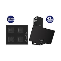 Ferre SS205+D086-SA 2'li Ankastre Set Siyah Ferre SS205+D086-SA 2'li Ankastre Set Siyah
