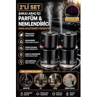 Araç İçi Hava Nemlendirici Ve Koku Difüzörü Usb Şarjlı Sessiz Çalışma 140 Ml 2 Adet Araç İçi Hava Nemlendirici Ve Koku Difüzörü Usb Şarjlı Sessiz Çalışma 140 Ml 2 Adet