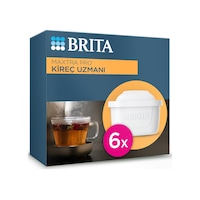 BRITA MAXTRA PRO Kireç Uzmanı Yedek Su Arıtma Filtresi, 6'li BRITA MAXTRA PRO Kireç Uzmanı Yedek Su Arıtma Filtresi, 6'li