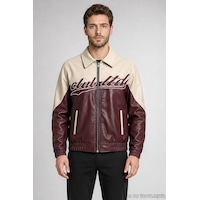Freemen Erkek Çift Renkli İçi Kürklü Oversize Suni Deri Ceket-420 Bordo Freemen Erkek Çift Renkli İçi Kürklü Oversize Suni Deri Ceket-420 Bordo
