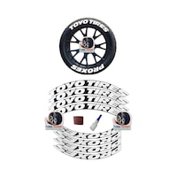 Toyo Tires & Proxes Motorsiklet & Araç 3D Oto Lastik Yazısı / Araç Oto Lastik Sticker & Arma | 8 Adet Toyo Tires & Proxes Motorsiklet & Araç 3D Oto Lastik Yazısı / Araç Oto Lastik Sticker & Arma | 8 Adet