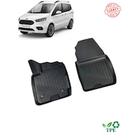 Ford Tourneo Courier 2014+ Havuzlu Oto Paspas Ön İki Parça Ford Tourneo Courier 2014+ Havuzlu Oto Paspas Ön İki Parça