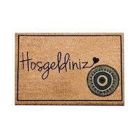 Coco Hoşgeldiniz Nazar 40x60 Cm Doğal Koko Kıl Paspas,hindistan Naturel Kapı Önü Paspası Renkli Coco Hoşgeldiniz Nazar 40x60 Cm Doğal Koko Kıl Paspas,hindistan Naturel Kapı Önü Paspası Renkli