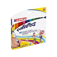 Edding Funtastics Yıkanabilir Jumbo Keçeli Kalem 10'lu Edding Funtastics Yıkanabilir Jumbo Keçeli Kalem 10'lu