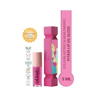 Pitaya Lip Oil Gloss Dolgunlaştırıcı Efekt Nemlendirici, Parlatıcı Simli Dudak Yağı Pitaya 5 Ml Pembe Pitaya Lip Oil Gloss Dolgunlaştırıcı Efekt Nemlendirici, Parlatıcı Simli Dudak Yağı Pitaya 5 Ml Pembe