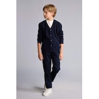 Defacto Gabardin Pantolon Erkek Çocuk T8850a626aunv253 Lacivert-nv253