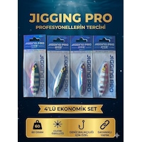 60 Gr Slow Jig 4 Lü Avantaj Seti 60 Gr Slow Jig 4 Lü Avantaj Seti