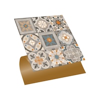 Tink KENDİNDEN YAPIŞKANLI APRİCOT DESENLİ PVC KARO 30X30 Tink KENDİNDEN YAPIŞKANLI APRİCOT DESENLİ PVC KARO 30X30