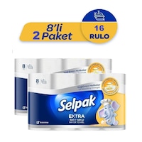 Selpak Kağıt Havlu Extra Yağ Emici 2 x 8 Rulo Selpak Kağıt Havlu Extra Yağ Emici 2 x 8 Rulo