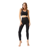 Cottonhill Siyah Yüksek Bel Toparlayıcı Kadın Spor Tayt Cottonhill Siyah Yüksek Bel Toparlayıcı Kadın Spor Tayt