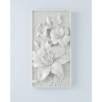 English Home Flowers Duvar Aksesuarı 17,5x5x34,5 Cm Bej English Home Flowers Duvar Aksesuarı 17,5x5x34,5 Cm Bej