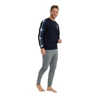 U.s. Polo Assn. Erkek Uzun Kollu Baskılı Pijama Takımı 001 U.s. Polo Assn. Erkek Uzun Kollu Baskılı Pijama Takımı 001
