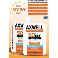 Axwell Leke Karşıtı Güneş Kremi SPF50+ 100 ML Axwell Leke Karşıtı Güneş Kremi SPF50+ 100 ML