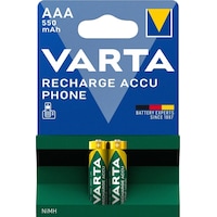 ŞARJLI PİL AAA İNCE 550MAH Nİ-MH (2 ADET) VARTA ŞARJLI PİL AAA İNCE 550MAH Nİ-MH (2 ADET) VARTA