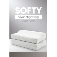 Softy Boyun Destekli Ortopedik Visko Boyun Fıtığı Yastığı Beyaz Softy Boyun Destekli Ortopedik Visko Boyun Fıtığı Yastığı Beyaz