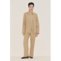 Manuka Mılanda Blazer Ceket Camel Ss26ckt00004-05 CAMEL Manuka Mılanda Blazer Ceket Camel Ss26ckt00004-05 CAMEL