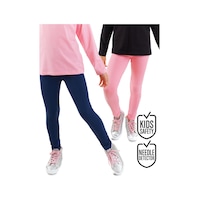 Denokids Lacivert Ve Pembe Kız C Ocuk 2'li Paket Tayt Renkli Denokids Lacivert Ve Pembe Kız C Ocuk 2'li Paket Tayt Renkli