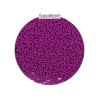Fuşya Renk 4 Mm Yaklaşık 220 Adet/20 Gram Cam Boncuk Oya Yazma Bileklik Ve Kolye Fuşya Renk 4 Mm Yaklaşık 220 Adet/20 Gram Cam Boncuk Oya Yazma Bileklik Ve Kolye