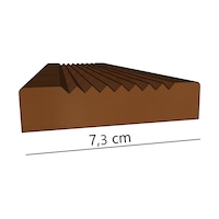 Ahşap Deck Kahverengi Zemin Döşeme 249 Cm 5 Adet - 0,92 M2 Ahşap Deck Kahverengi Zemin Döşeme 249 Cm 5 Adet - 0,92 M2