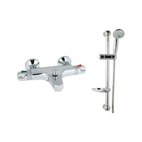 Gpd Termostatik Tbb01 Banyo Bataryası + Dst16 Sürgülü Duş Seti Gpd Termostatik Tbb01 Banyo Bataryası + Dst16 Sürgülü Duş Seti