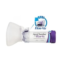 Aerochamber Flow-vu Mor 5-15 Yaş Arası Çocuklar Için