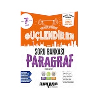 Ankara 7. Sınıf Paragraf Güçlendiren Soru Bankası Bağlam Temelli Ankara Yayıncılık Ankara 7. Sınıf Paragraf Güçlendiren Soru Bankası Bağlam Temelli Ankara Yayıncılık