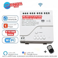 Tuya 4ch Akıllı WİFİ RF Anahtar Tuya 4ch Akıllı WİFİ RF Anahtar