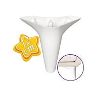 Zelve 12 Cm Beyaz Lüx Mobilya Kanepe Sehpa Ünite Koltuk Ayağı Baza Ayak Zelve 12 Cm Beyaz Lüx Mobilya Kanepe Sehpa Ünite Koltuk Ayağı Baza Ayak