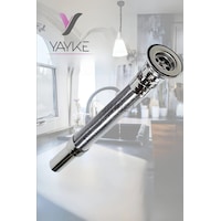 Yayke Körüklü Lavabo Sifonu Lavabo Gider Borusu Krom Yayke Körüklü Lavabo Sifonu Lavabo Gider Borusu Krom