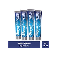 Signal White System Original Diş Macunu 4 x 75 ML Signal White System Original Diş Macunu 4 x 75 ML