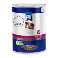 Paw Paw Joleli Biftek Etli Yetişkin Köpek Konservesi 12 x 400 G Paw Paw Joleli Biftek Etli Yetişkin Köpek Konservesi 12 x 400 G