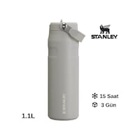 Stanley The Iceflow Flip Straw Pipetli Termos Bardak 1.1 Lt Matara Gri Stanley The Iceflow Flip Straw Pipetli Termos Bardak 1.1 Lt Matara Gri