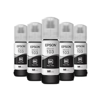 Epson 103 EcoTank L3266 Beşli Siyah Mürekkep Kartuş Seti Epson 103 EcoTank L3266 Beşli Siyah Mürekkep Kartuş Seti