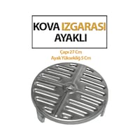 Soba Kova Izgarası Önden Delikli Kovalara Uyumlu. Kalın Saç. Çapı 27 Cm Ayak Yüksekliği 5 Cm Soba Kova Izgarası Önden Delikli Kovalara Uyumlu. Kalın Saç. Çapı 27 Cm Ayak Yüksekliği 5 Cm