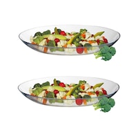 Paşabahçe 10358 İnvitation 2 Li Oval Servis Kayık Tabak 25 Cm. Paşabahçe 10358 İnvitation 2 Li Oval Servis Kayık Tabak 25 Cm.