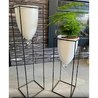Best 2'Li Büyük Ayaklı Vazo, Çiçeklik, Saksılık Pra-2422273-9461 Best 2'Li Büyük Ayaklı Vazo, Çiçeklik, Saksılık Pra-2422273-9461
