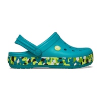 Crocs Crocband Glow Confetti Çocuk Terlik Yesıl Crocs Crocband Glow Confetti Çocuk Terlik Yesıl