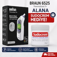 Braun 6525 + 125 Gr Sudocrem Hediyeli Braun 6525 + 125 Gr Sudocrem Hediyeli