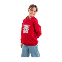 Slazenger Do Çocuk Sweatshirt St22wc031-600 Kırmızı-kırmızı Slazenger Do Çocuk Sweatshirt St22wc031-600 Kırmızı-kırmızı