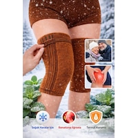 Yün Termal Medikal Dizlik 27 Cm Soğuk Hava Ve Eklem Hassasiyetine Karşı Kısa Boy Diz Isıtıcı 1 Çift / 2adet Kahverengi Yün Termal Medikal Dizlik 27 Cm Soğuk Hava Ve Eklem Hassasiyetine Karşı Kısa Boy Diz Isıtıcı 1 Çift / 2adet Kahverengi