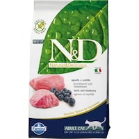 N&D Tahılsız Kuzu Etli ve Yaban Mersinli Yetişkin Kedi Maması 1500 G N&D Tahılsız Kuzu Etli ve Yaban Mersinli Yetişkin Kedi Maması 1500 G