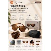 Mijia Katlanabilir Polarize Güneş Gözlüğü Uv400 8 Katmanlı Oar Kaplama Tac Lens Tr90 Amber Kahverengi Unisex Mjta01lm Mijia Katlanabilir Polarize Güneş Gözlüğü Uv400 8 Katmanlı Oar Kaplama Tac Lens Tr90 Amber Kahverengi Unisex Mjta01lm