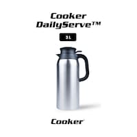 Cooker Dailyserve 3 Litre Paslanmaz Çelik Termos Ckr2125 Gümüş Cooker Dailyserve 3 Litre Paslanmaz Çelik Termos Ckr2125 Gümüş