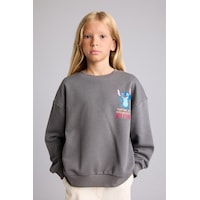 Defacto Dısney Lılo & Stıtch Relax Fıt Bisiklet Yaka Sweatshirt Kız Çocuk I5227a826augr206 Gri-gr206 Defacto Dısney Lılo & Stıtch Relax Fıt Bisiklet Yaka Sweatshirt Kız Çocuk I5227a826augr206 Gri-gr206