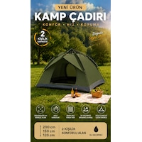 Çadır Tam Otomatik Kamp Çadırı 2 Kişilik 200x150 Cm 3 Saniyede Kurulum Su Geçirmez Geniş Çadır Outdoor Haki Çadır Tam Otomatik Kamp Çadırı 2 Kişilik 200x150 Cm 3 Saniyede Kurulum Su Geçirmez Geniş Çadır Outdoor Haki
